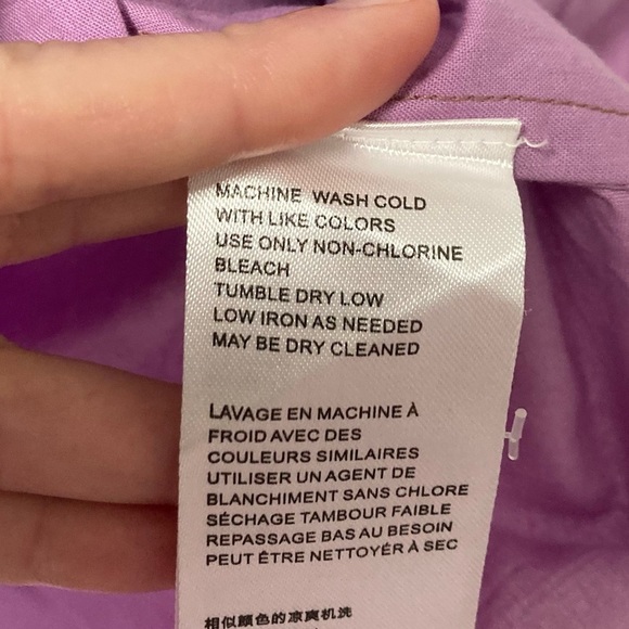 Free People Annie Sleeveless Button-down Tunic in Butterfly Bush (Purple) XS - Picture 5 of 10